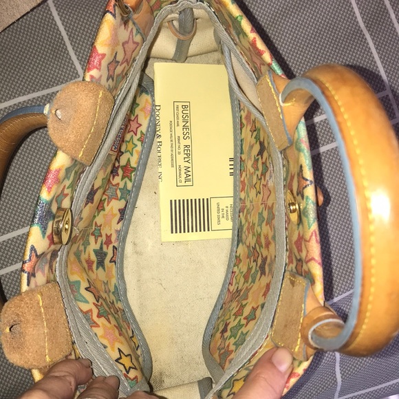 Dooney & Bourke Star print crossbody perfect vintg - Picture 6 of 8